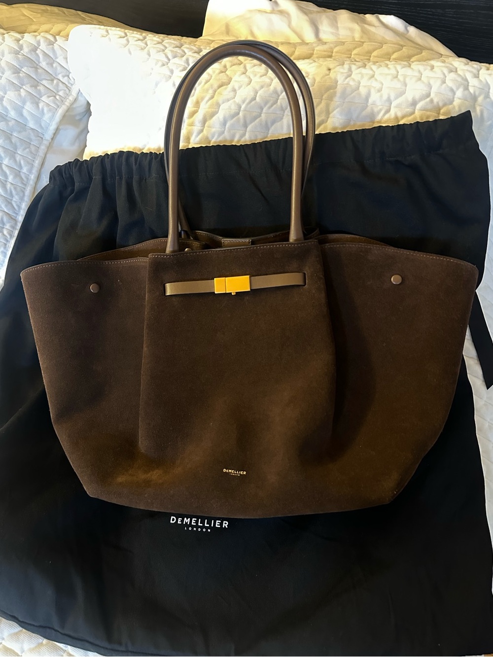 DeMellier Brown Suede New York Tote